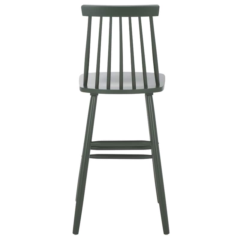SAFAVIEH Zillah 24-inch Spindle Farmhouse Counter Stool (Set of 2) - 17.7" x 20.5" x 39.1" - 18"W x 21"D x 39"H