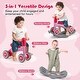 preview thumbnail 22 of 29, Costway 3 in 1 Rocking Horse with Detachable Balance Board and Height - See Details