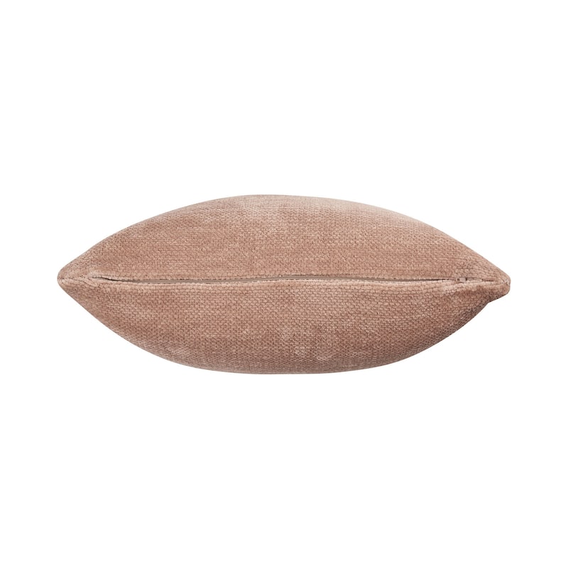 Sevita Transitional Solid Chenille Indoor Throw PIllow - 20" x 20" - Beige