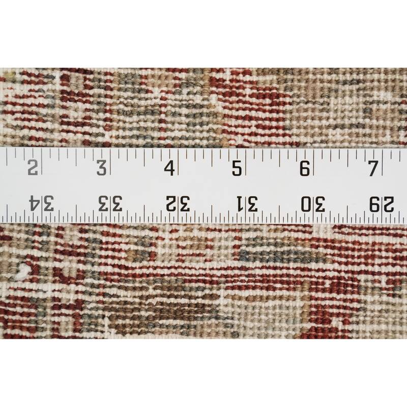 Hand Knotted Oriental 100% Wool Carpet Traditional Floral Oranges & Rust Sarouk Area Rug - 11' 7'' X 8' 9''