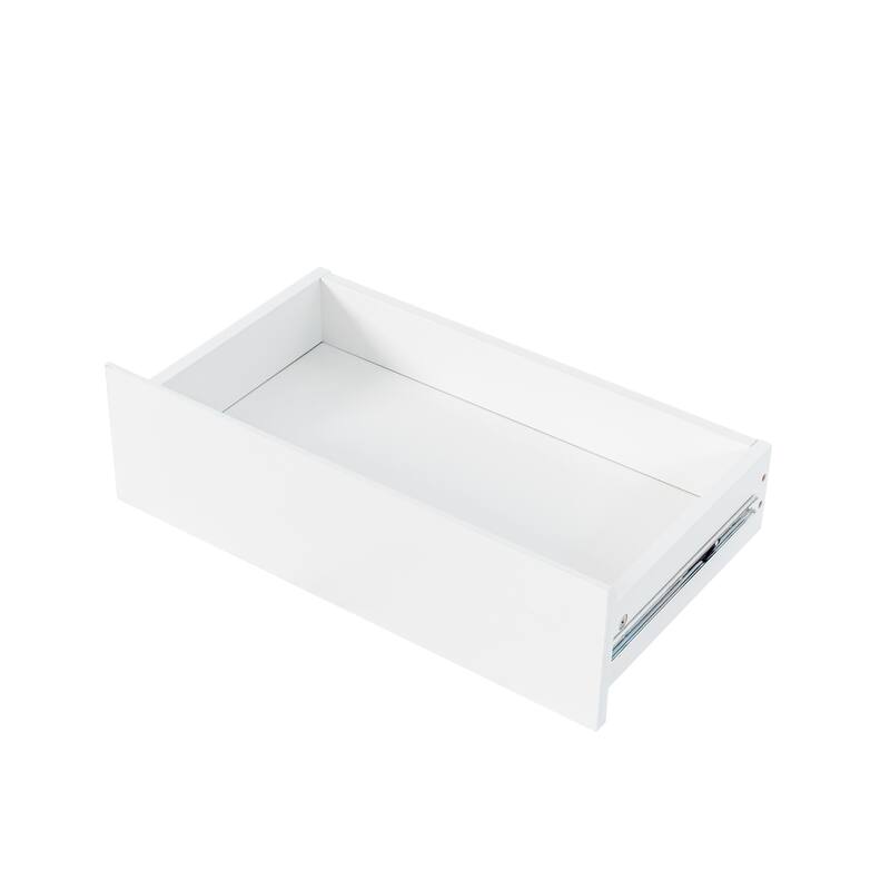 GDF Studio - Luttrell Modern 74.80" Tall Freestanding Kitchen Hutch Cabinet with Drawers and Microwave Shelf