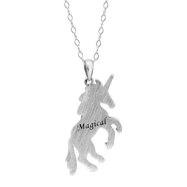 Shop Crystaluxe Magical Unicorn Pendant With Swarovski Crystals In