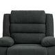 preview thumbnail 14 of 101, Overstuffed Cotton Corduroy Manual Pushback Recliner with Wide Armrest