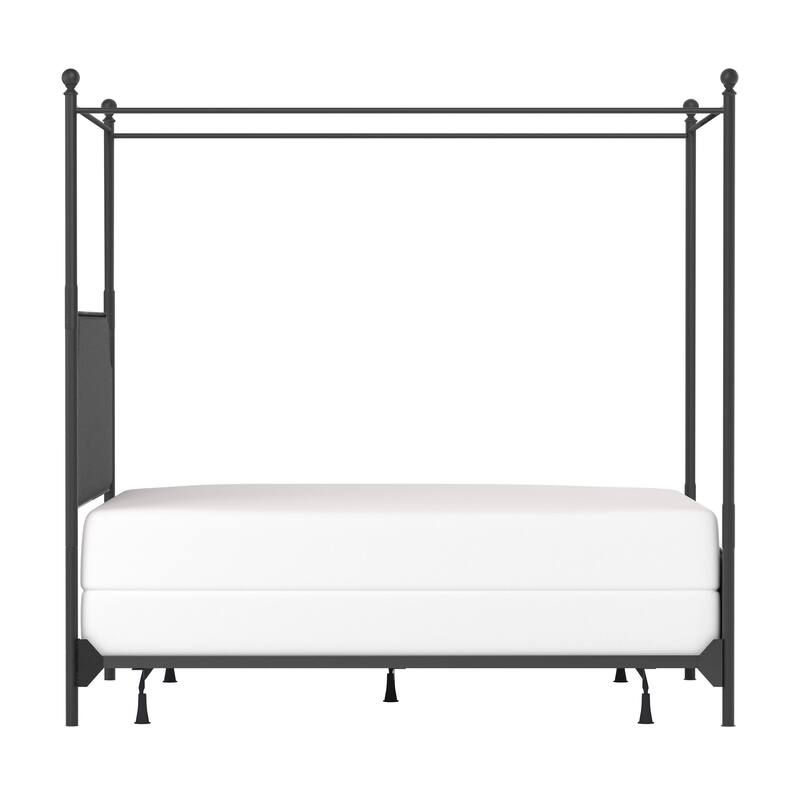 McArthur Metal and Upholstered Canopy Bed