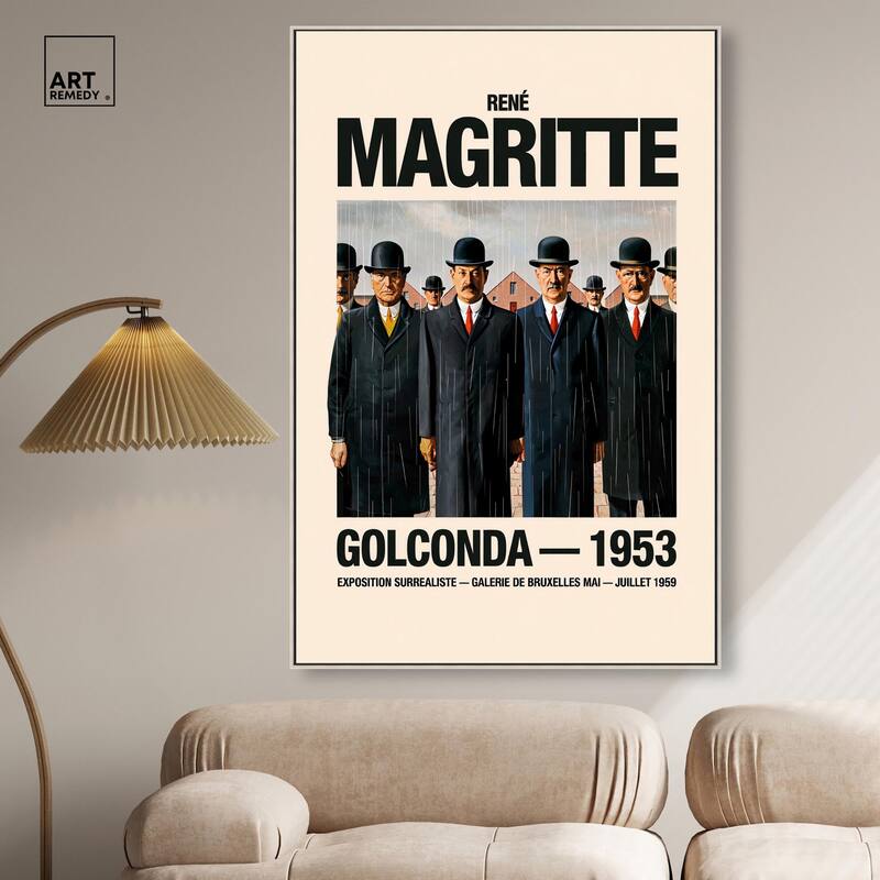 Falling Men of Golconda Canvas by Art Remedy