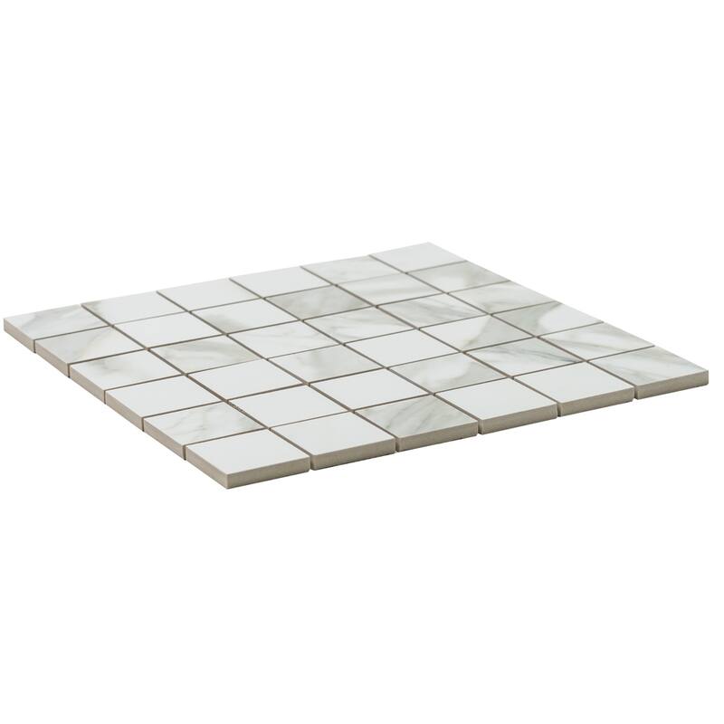 The Tile Life Porto 2x2 Calacatta Gold Matte Porcelain Floor & Wall Tile