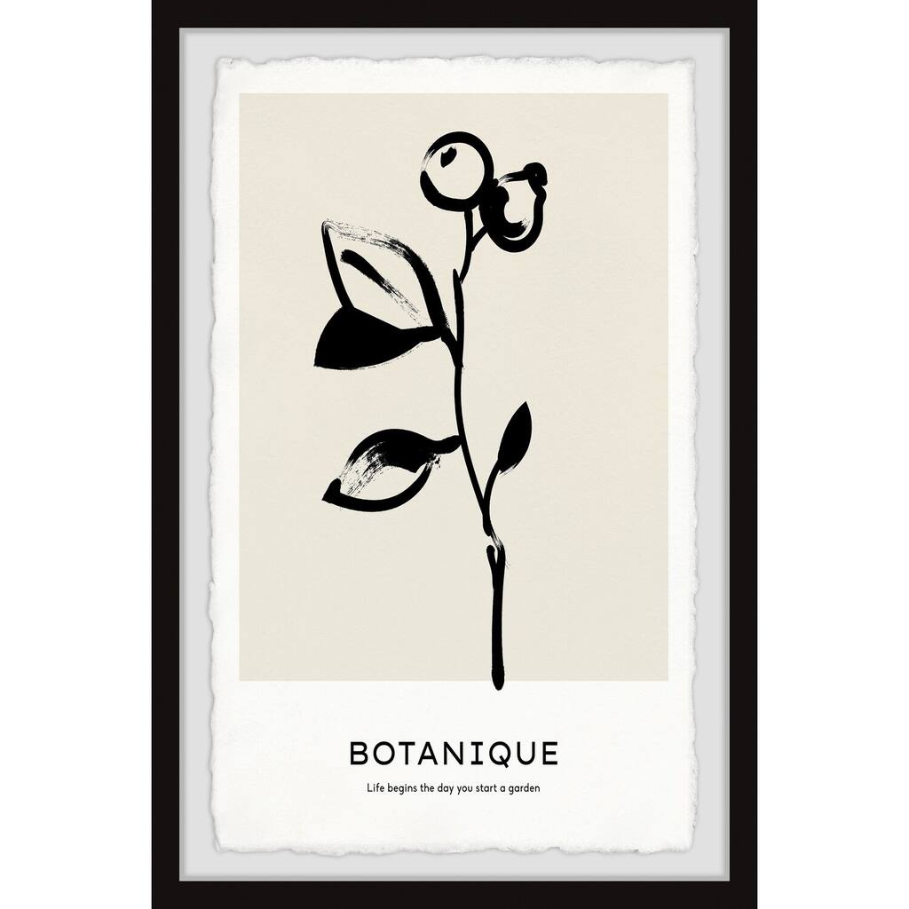 Start a Garden Framed Wall Art, Cozy Living Accent - Inviting Artwork for Homely Spaces