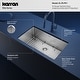 preview thumbnail 4 of 7, Karran 30" Undermount Large Single Bowl Stainless Steel Sink Kit