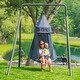 preview thumbnail 14 of 27, gobaplay Round Tree Swing, 39" Platform Saucer (Swingset Frame Not Included)