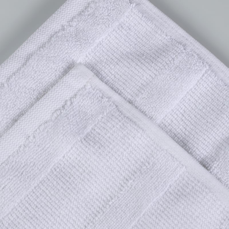 Superior Roma Cotton Ribbed Soft Highly Absorbent Hand Towel Set of 6