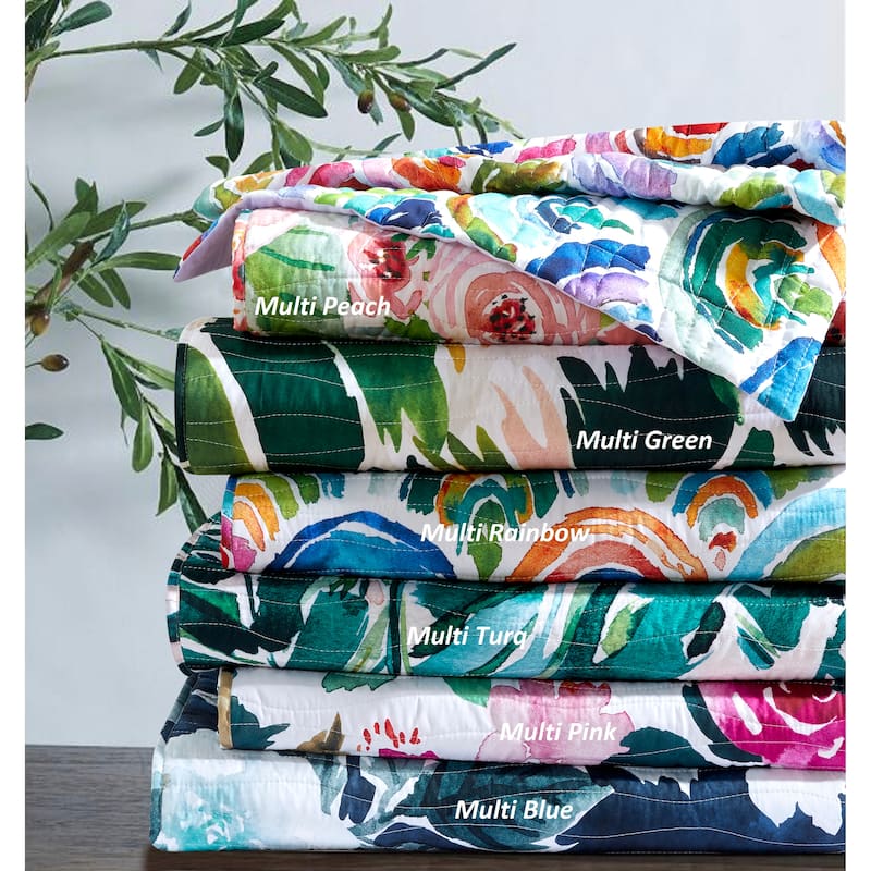 BARBARIAN by Barbra Ignatiev Fashion Floral Quilt Set