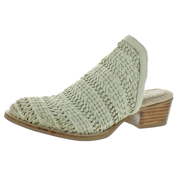 womens woven mules