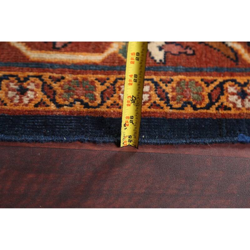 Pre-1900 Vegetable Dye Mahal Persian Area Rug Hand-knotted Wool Carpet - 8'10" x 11'8"