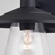 preview thumbnail 5 of 9, Vaxcel Lighting T0752 Westport 8" Tall Outdoor Wall Sconce with Clear