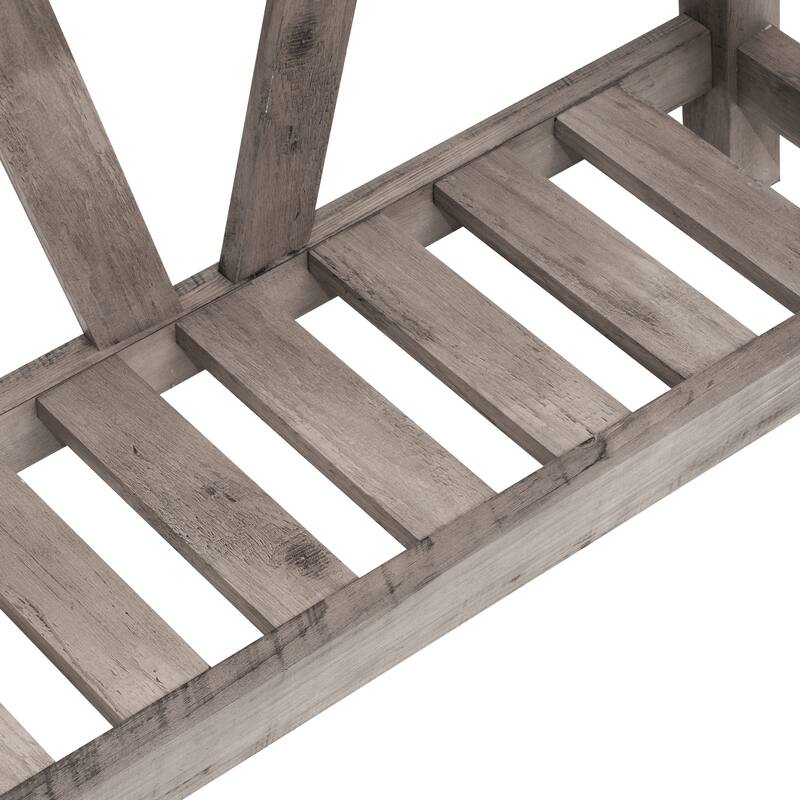 VredHom Console Table Sofa Table Entryway Table with Storage Shelf