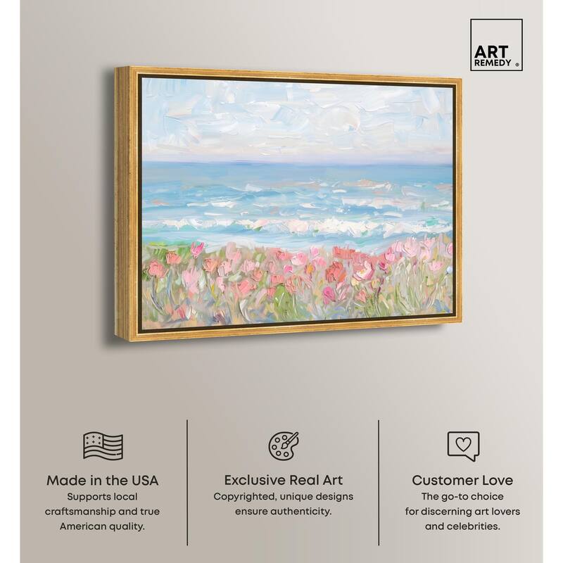 Waves of Peace Canvas by Art Remedy