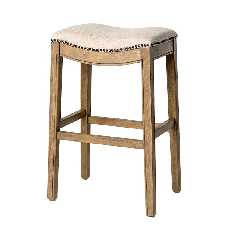 Maven Lane Adrien Saddle Kitchen Dining Stool
