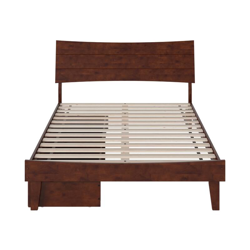 Phoenix Wood Platform Bed with Storage Drawers
