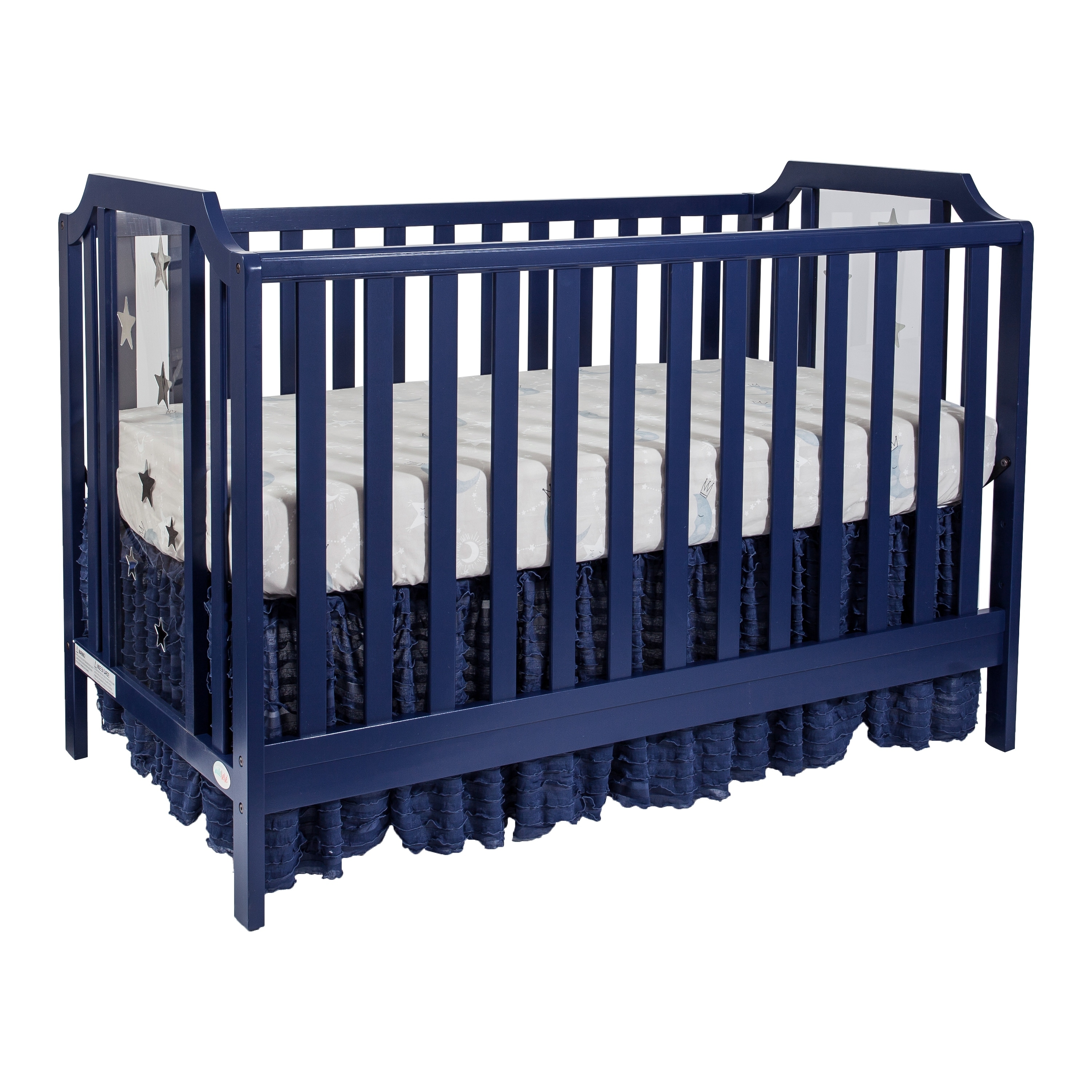 Blue convertible crib discount