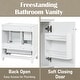 preview thumbnail 62 of 134, Christopher Knight Home 30" Stylish and Functional Bathroom Vanity with Sink
