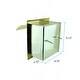 preview thumbnail 10 of 8, Stainless Steel Toilet Paper Holder Wall Mount 6.37" Brass Finish Recessed Toilet Paper Roll Holder Renovators Supply