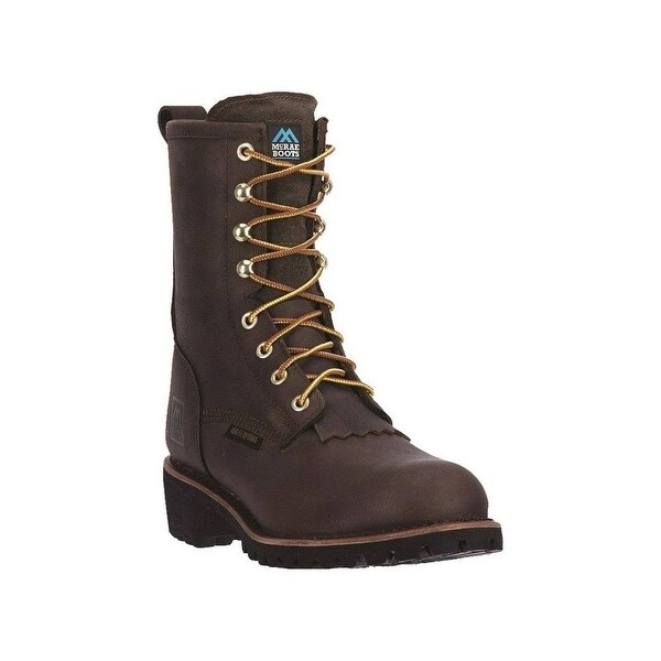 lace up logger boots