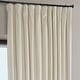 preview thumbnail 123 of 165, Exclusive Fabrics Signature Plush Velvet Hotel Blackout Curtains (1 Panel) - Luxury Soft Drapery for Light Control & Elegance