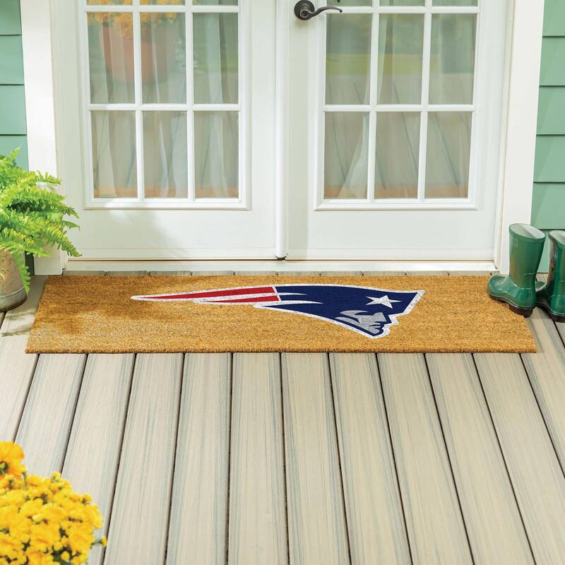 New England Patriots Full Color Indoor/Outdoor Coir Mat