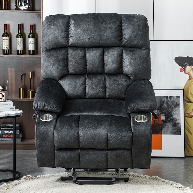 Oversized Electric Power Lift Recliner Chair with Massage and Heating