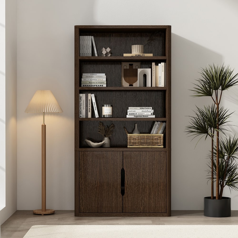 Manhattan Comfort Rivington Modern 40 In Bookcase Cabinet
