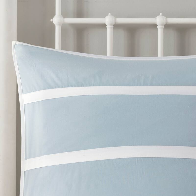 Harbor House Crystal Beach Blue Cotton 26 x 26-inch Euro Sham