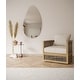 preview thumbnail 2 of 5, Starla 28 in. x 48 in. Pebble Mirror
