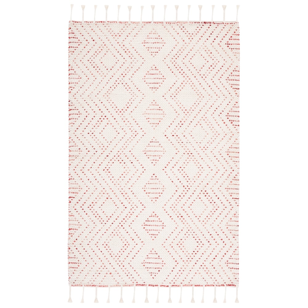 SAFAVIEH Handmade Natura Oriane Geometric Wool Rug