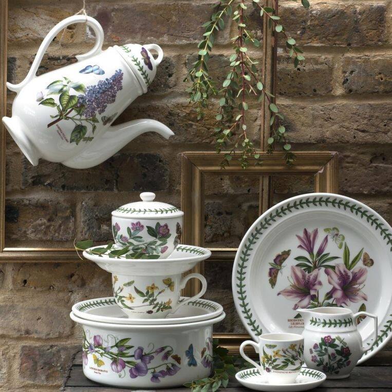 Portmeirion Botanic Garden Teapot Spoon Rest, Assorted Motifs - 5.5 inch