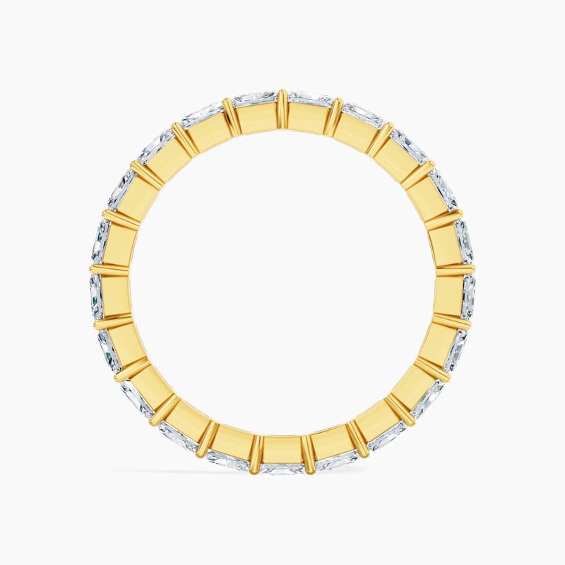 Auriya 14k Gold Radiant East-West Lab Grown Diamond Eternity Band 2.10 - 8.25 ct. tw. (F-G, VS)