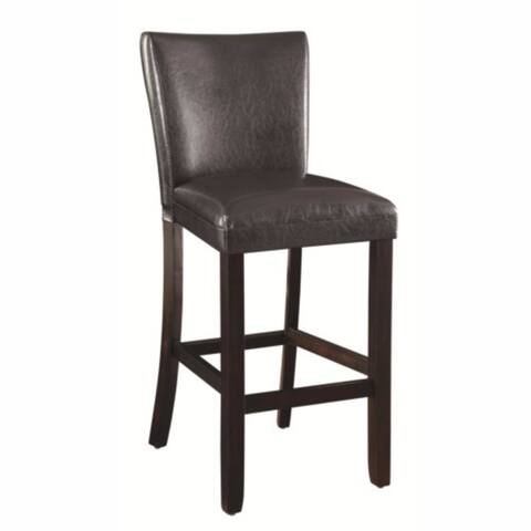 Comfortable Bar Stool, Brown, Set of 2 - 44.5 H x 24 W x 19 L Inches