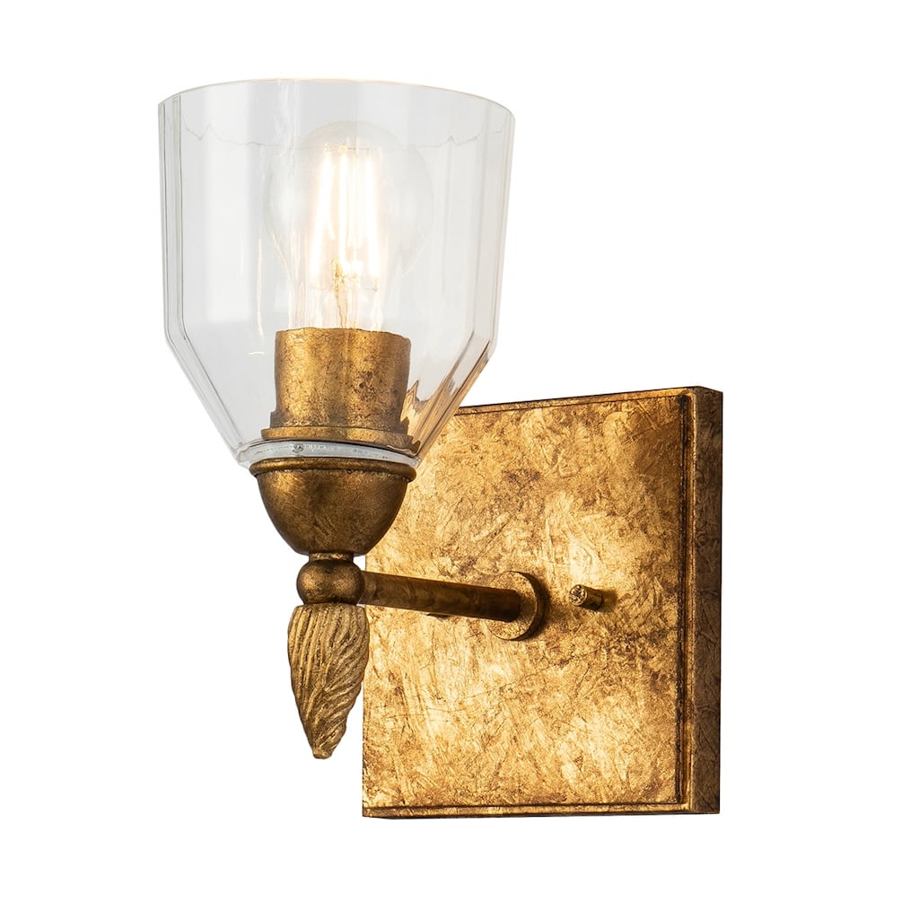 Felice 1 Light Wall Sconce in Gold