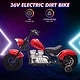 preview thumbnail 5 of 22, Kids Electric Off-Road Dirt Bike,36V Motorcycle with Top Speed of 16.5 Mph