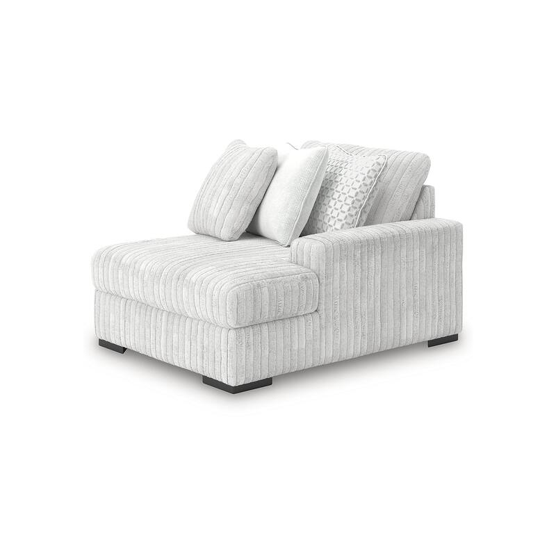 Signature Design by Ashley Stupendous White 2-Piece Sectional with Chaise - 141" W x 67" D x 41" H