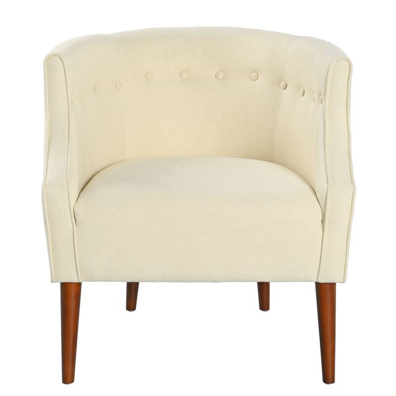 Modern Club Chair with Tufted Back