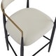 preview thumbnail 30 of 56, Christopher Knight Home Elmore Fabric and Iron 30 Inch Barstools (Set of 2)