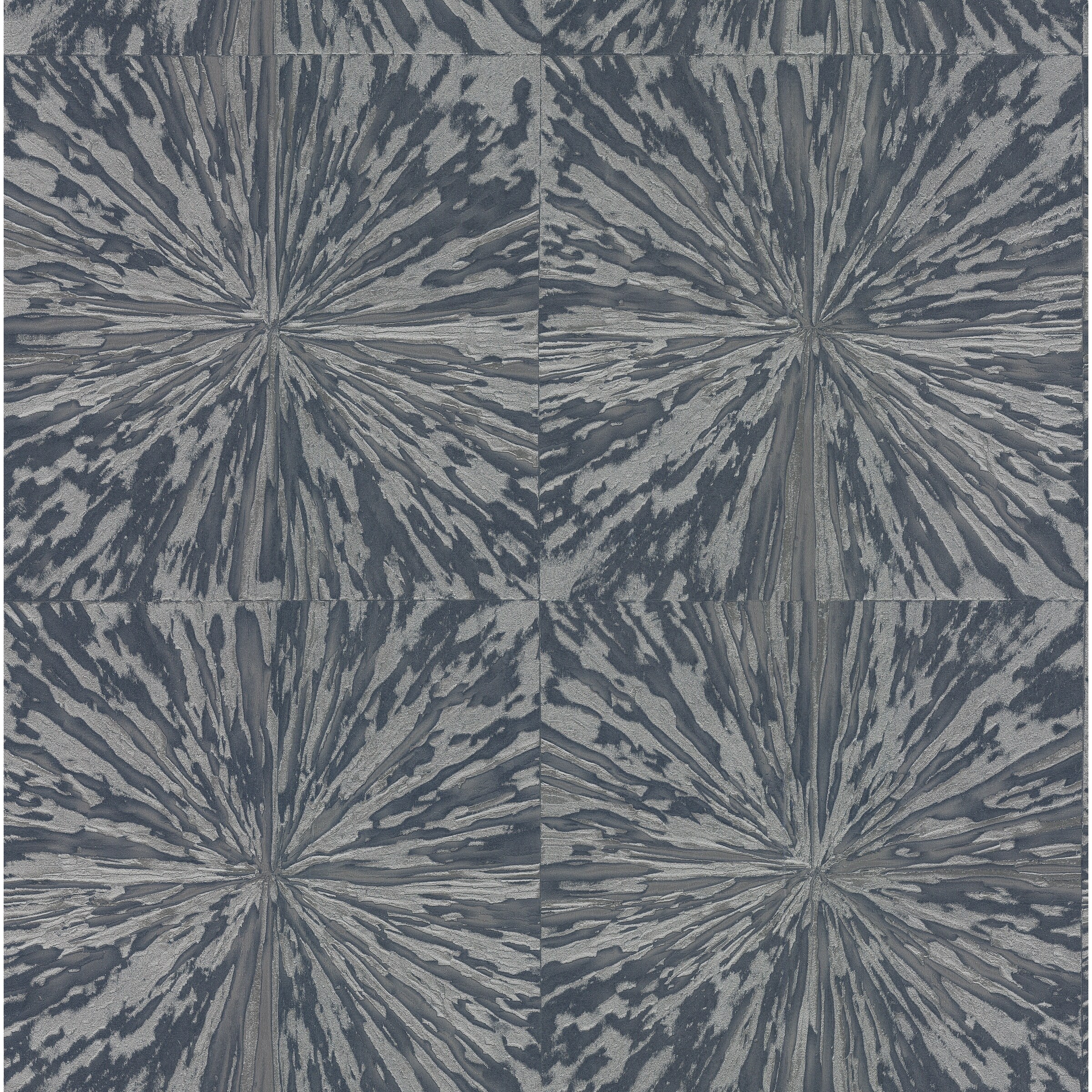 Shop Lakewood Squareburst Navy Wallpaper On Sale Overstock