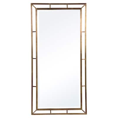 Beveled 3D Framed Wall Mirror - 56"