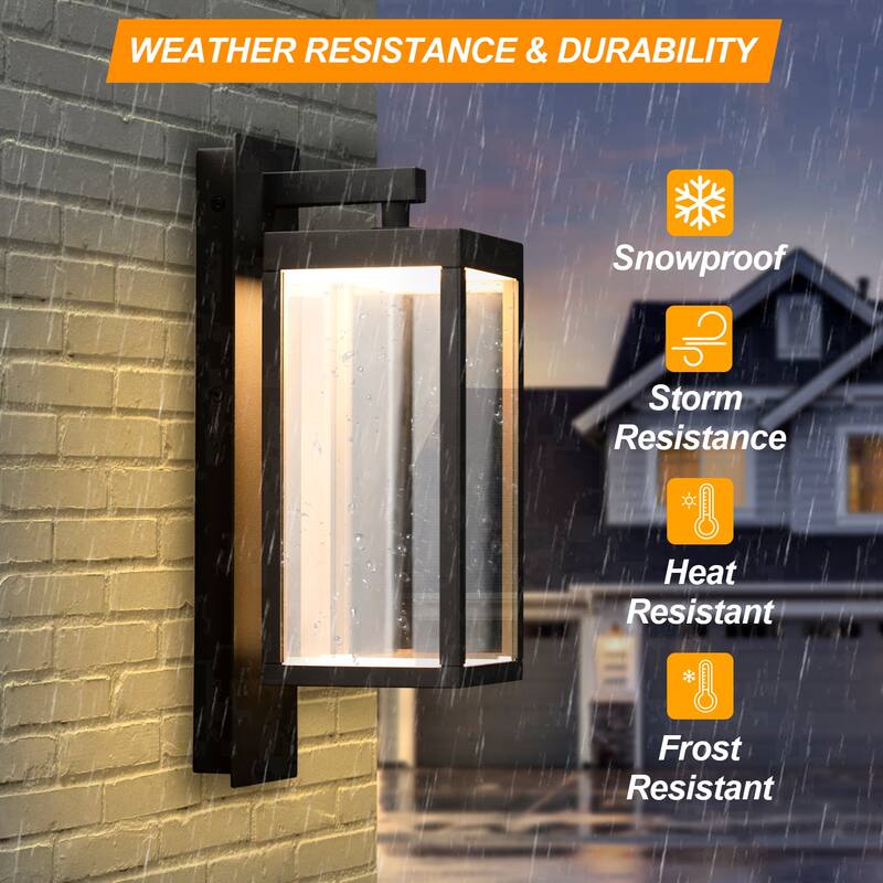Inowel Wall Light Outdoor LED Lamp Sconce Lantern IP54 13W 750Lm