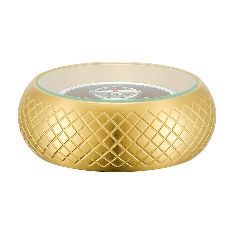 Ruvati Chrono Two Handle Watch Face Twist Bathroom Faucet in Brushed Gold- RVF5234SG - 7'6" x 9'6"