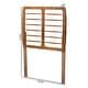 preview thumbnail 7 of 12, Carolyn Mid-Century Ash Walnut Finished Wood Headboard