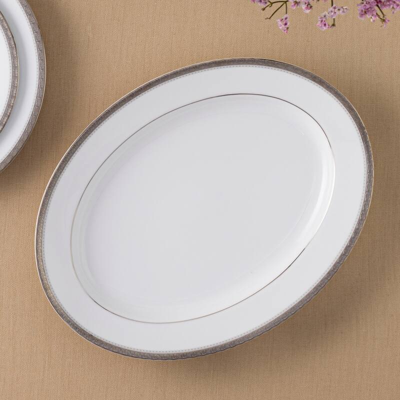 Noritake Charlotta Oval Platter, 14" - N/A