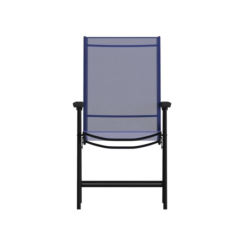 Outdoor Folding Patio Sling Chair / Portable Chair (2 Pack)