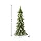 preview thumbnail 24 of 25, Glitzhome 14.75"H Resin Christmas Table Tree Holiday Decor