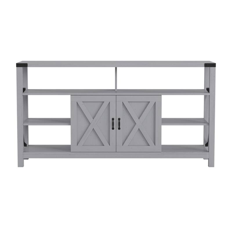 TV Stand for up to 60" TV's with Adjustable Shelf and Storage